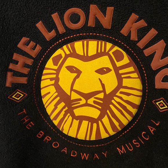 The Lion King Vintage Broadway Fleece Quarter Zip - Picture 3 of 4